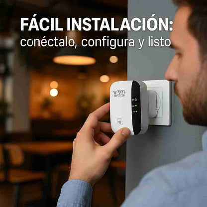 WaveBoost® — Repetidor Inalambrico Amplificador Wifi | Señal fuerte en cada rincón