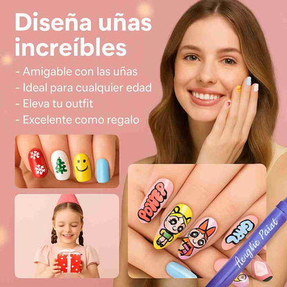 NailArt Pen™ – Marcadores Decorativos De Uñas| Diseños precisos y profesionales