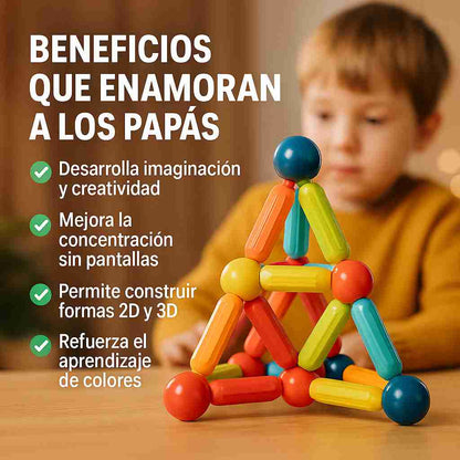 MagniBuild® – Fichas Magneticas | Estimula la imaginación y la creatividad