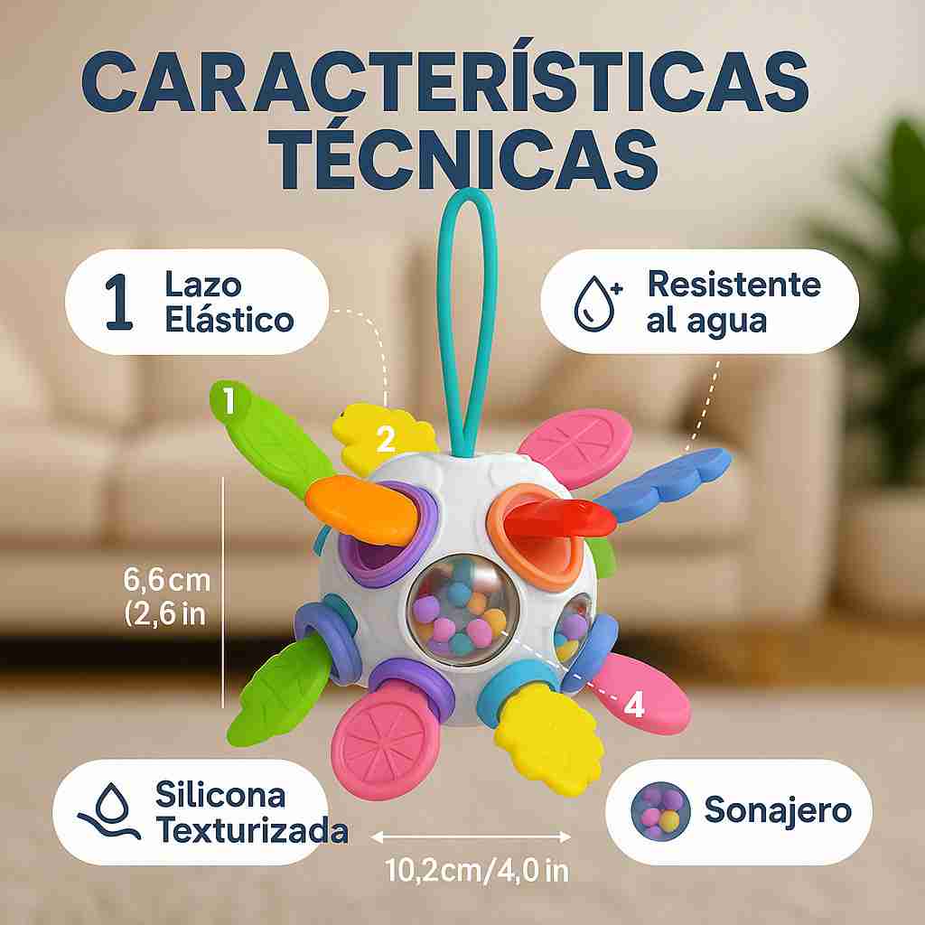 BabySens® | Pelota Montessori de estimulación + Obsequio