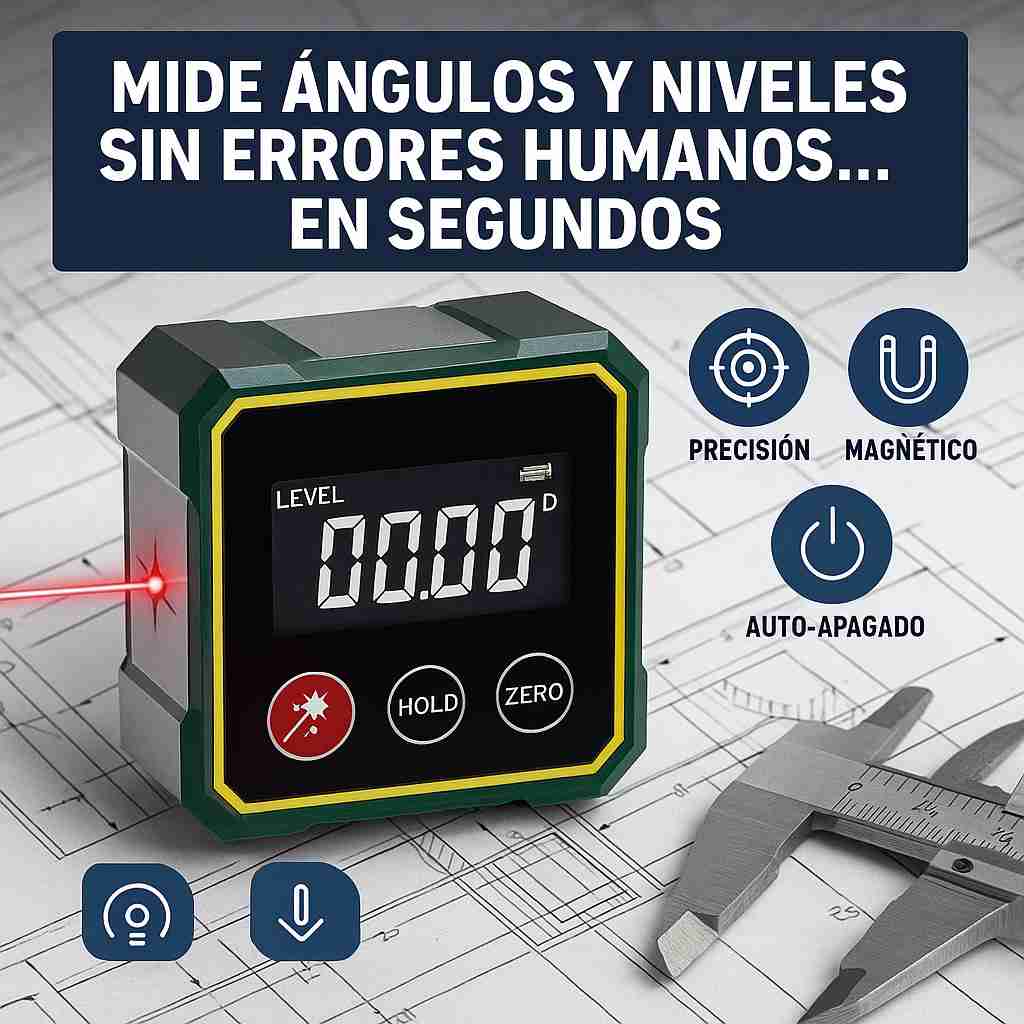 ProLevel® – Medidor De Ángulos | Precisión Profesional sin Esfuerzo