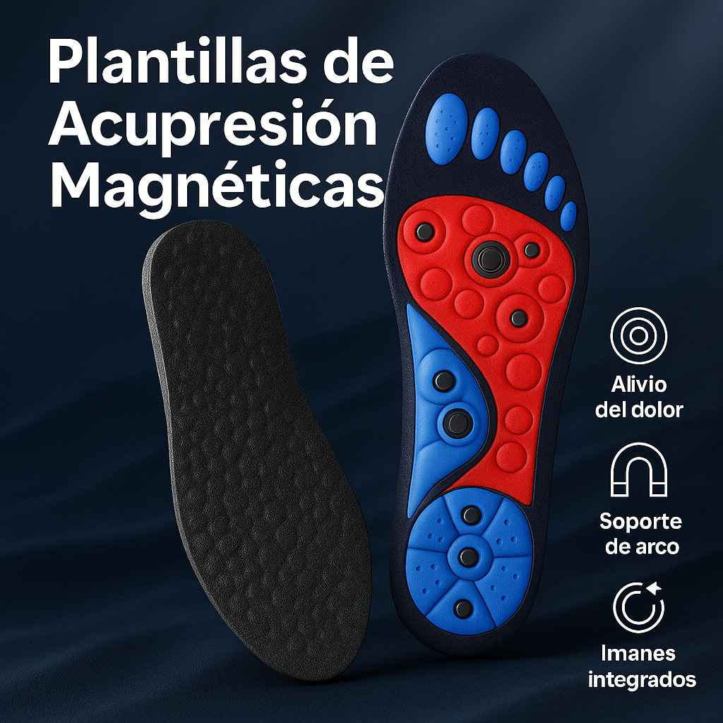 MagniStep® Plantillas de Acupresión