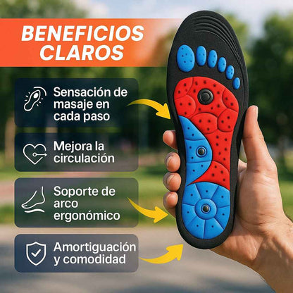 MagniStep® Plantillas de Acupresión