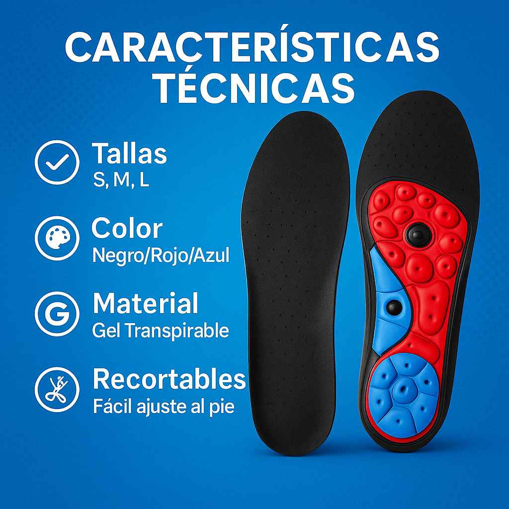 MagniStep® Plantillas de Acupresión