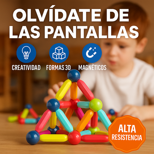 MagniBuild® – Fichas Magneticas | Estimula la imaginación y la creatividad