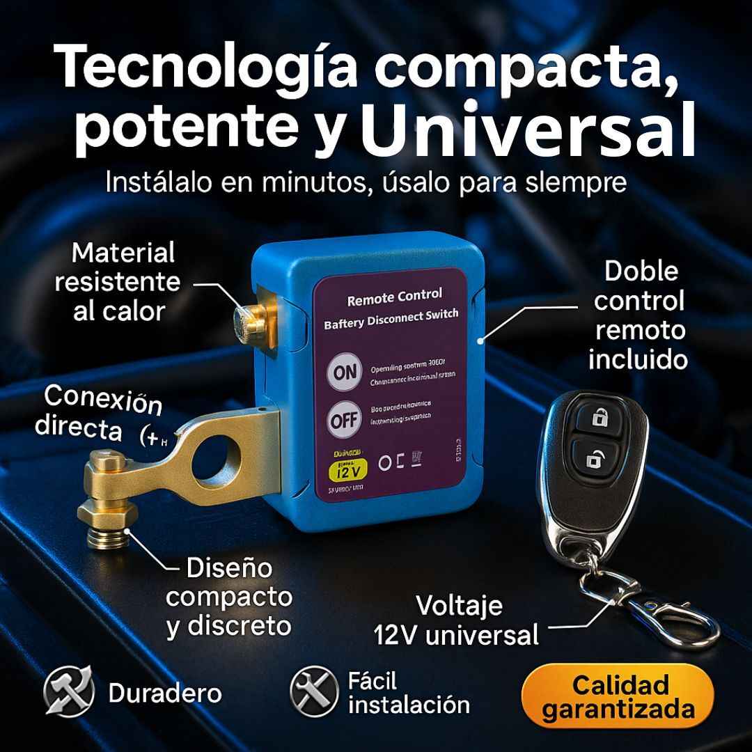 SafeLock® — Sistema Antirrobo con Control Remoto