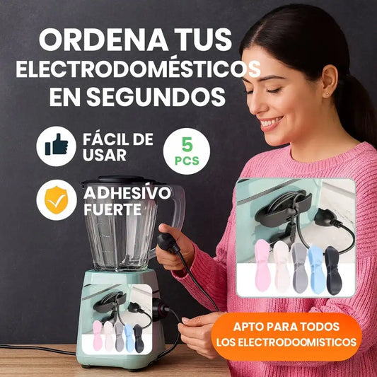 WireTidy™ Organizador de Cables (Pack x5) - Orden inmediato para tu hogar u oficina