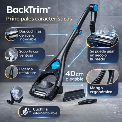 BackTrim™ Afeitadora de Espalda Manual – Llega donde antes no podías