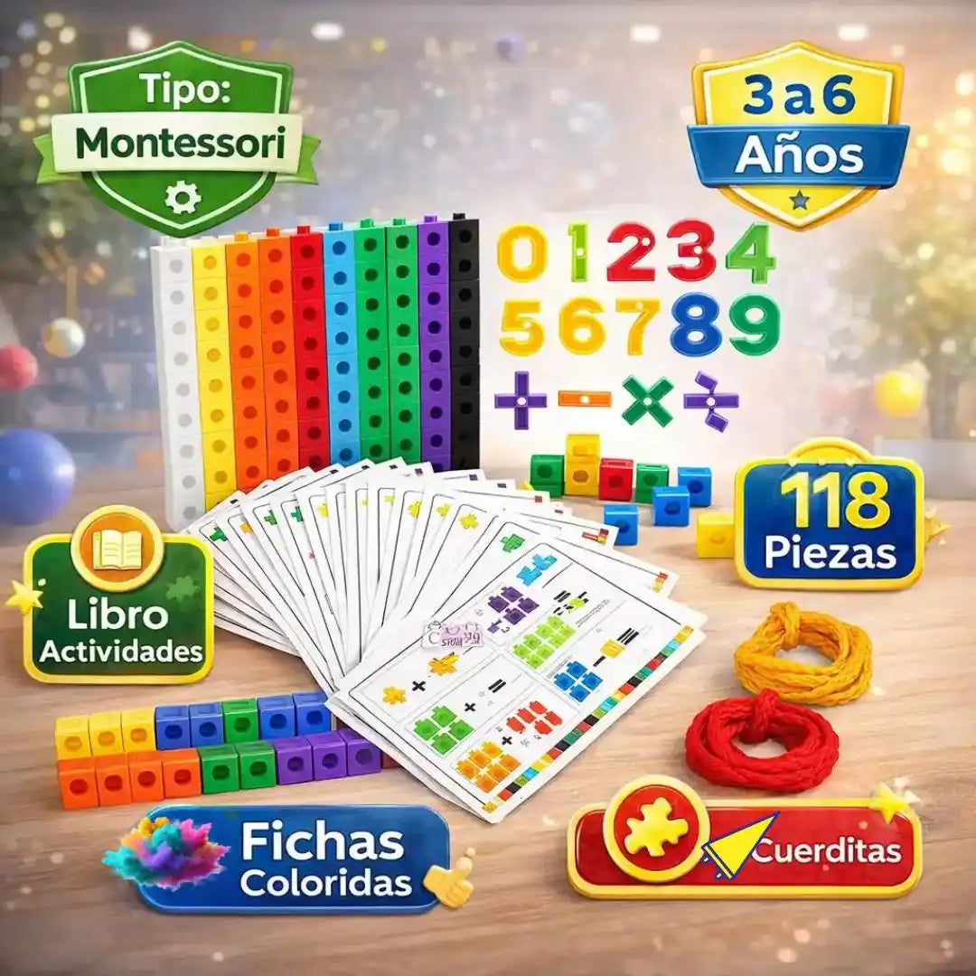 SmartBlocks® — Armatodo Montessori para Aprender Matemáticas Jugando