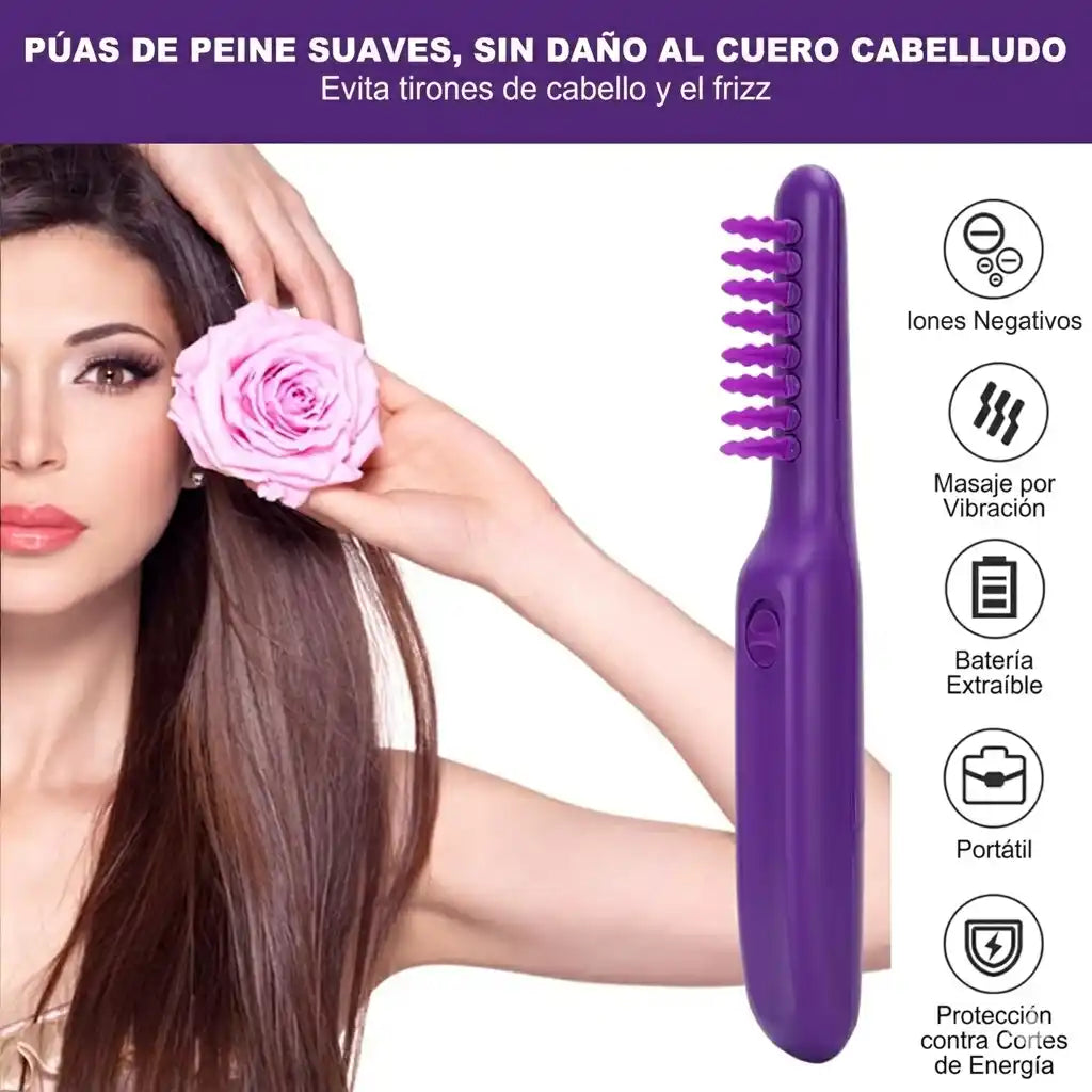 SmoothBrush™ | Cepillo Desenredador Eléctrico Sin Tirones
