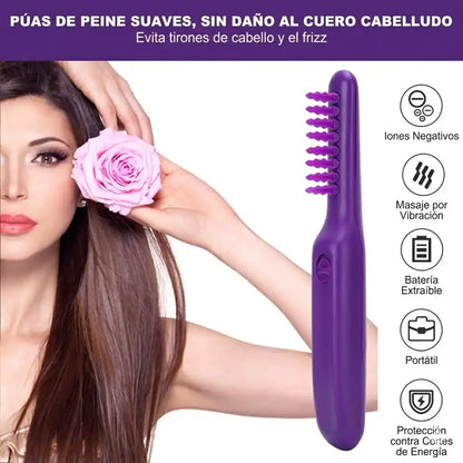 SmoothBrush™ | Cepillo Desenredador Eléctrico Sin Tirones
