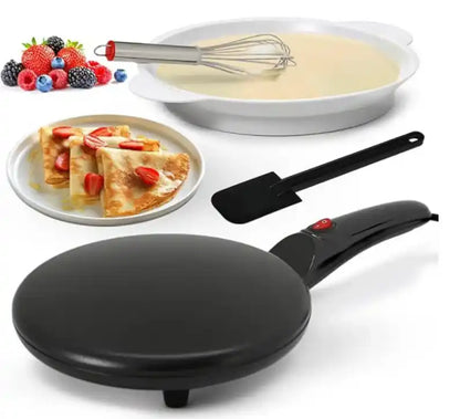 CrepeJoy® Sokany – Máquina para Crepes Eléctrica + 3 Obsequios