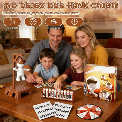 GlowHang® – Juego Ahorcado 3D Fluorecente | Aprende, compite y diviértete