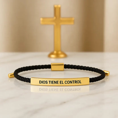 FaithBand® – Pulsera “Dios Tiene el Control” | Tu ancla de fe y fortaleza diaria