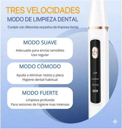 SmilePro™ Limpiador Dental | Elimina sarro desde casa en minutos