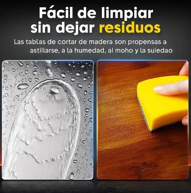 SteelBoard™ | Set X3 Tablas de Cortar en Acero Inoxidable 304
