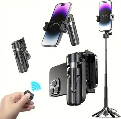 SnapGrip™ | Trípode Selfie 3 en 1 con Bluetooth y Estabilizador