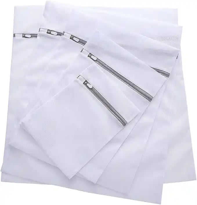 MeshCare® Set de 8 Bolsas de Malla para Lavadora | Protege tu ropa favorita en cada lavado