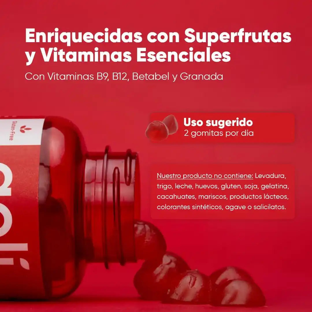 GoliMen® – Gomitas de Vinagre de Manzana para Controlar Antojos y Reducir Inflamación
