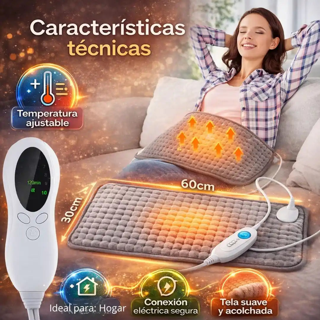 WarmCare® – Manta Térmica Eléctrica | Calor profundo para relajar, aliviar y descansar