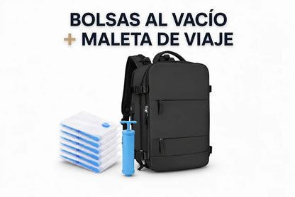 TravelPack™ | Maleta de Viaje Premium + 5 Bolsas al Vacío y Bomba Manual