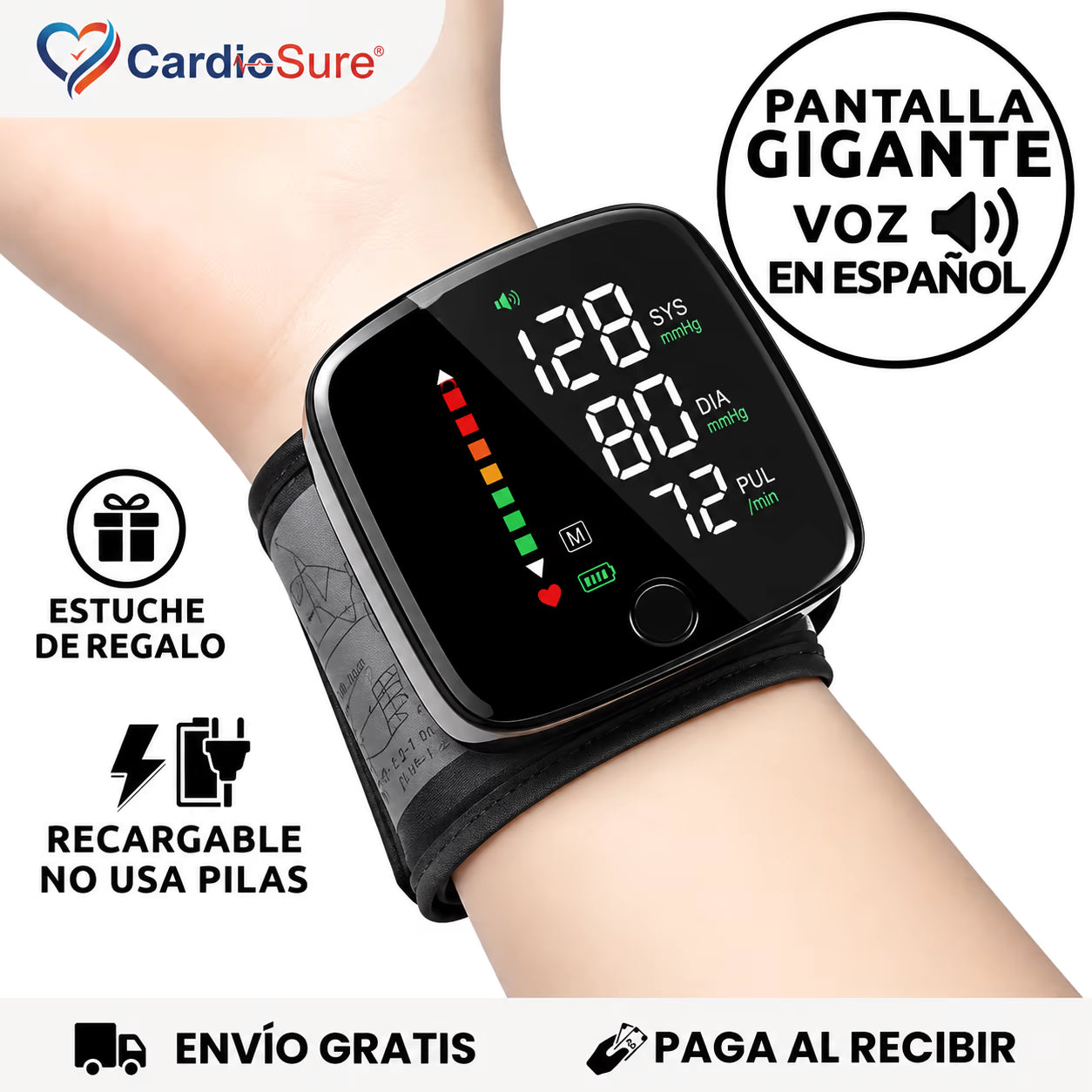 CardioSure® | Mide tu presión arterial en segundos
