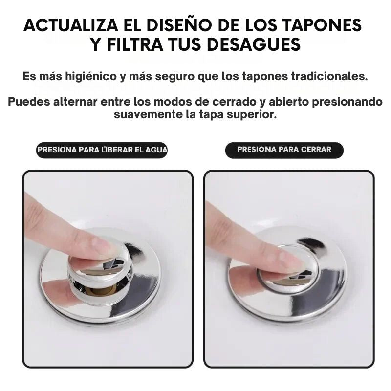 2 Filtros Tapón Antiatascos