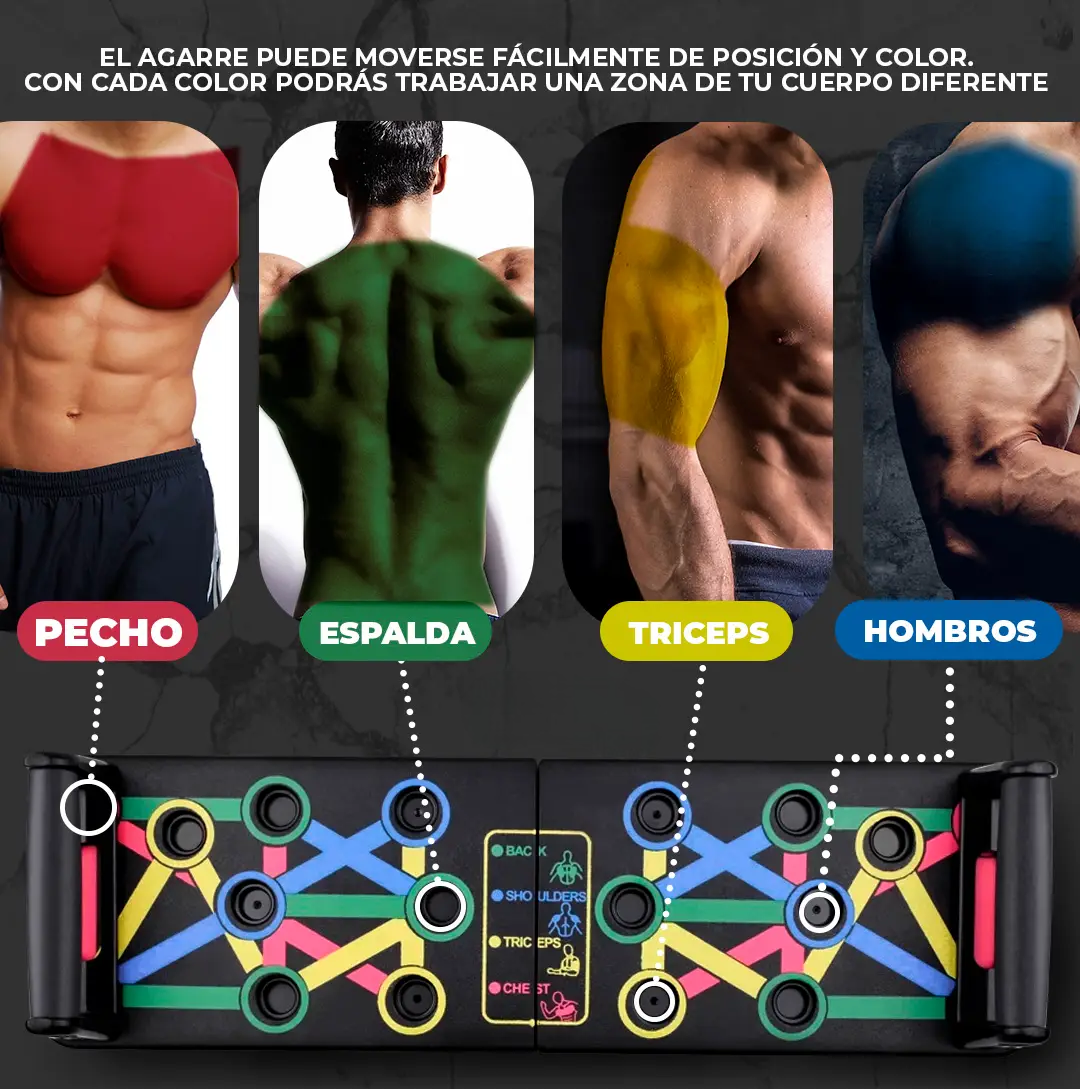 Tabla de flexiones push up🔥