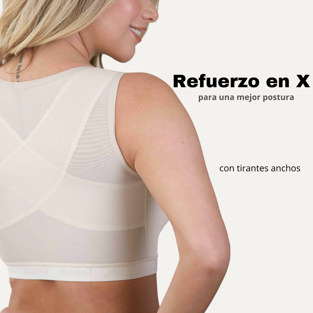 Promo 2x1 | Brasier corrector de postura con realce sin varillas