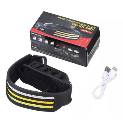Noelvia™ 230° HeadLamp – Linterna Frontal Panorámica con Sensor de Movimiento