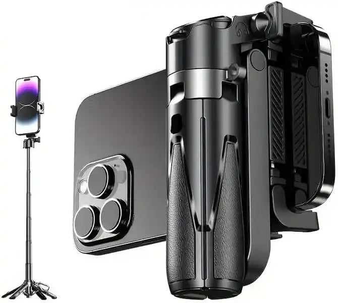 SnapGrip™ | Trípode Selfie 3 en 1 con Bluetooth y Estabilizador