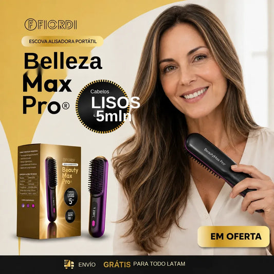 BeautyMax Pro™ | Cepillo Alisador Portátil