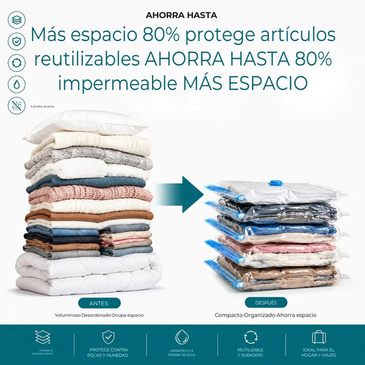 VAKIO® | Bolsas de Almacenamiento al Vacío