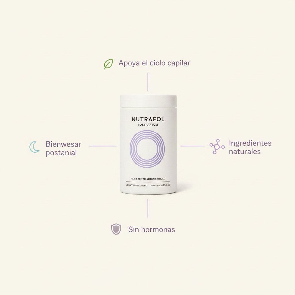 Ingredientes clave Nutrafol Postpartum